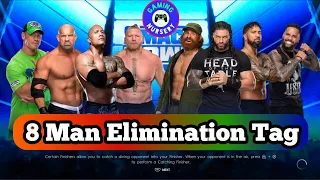 8 Man Elimination Tag Match || WWE 2K22 Gameplay || Latest Gameplay || Gaming Nursery