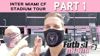 Inter Miami Stadium Tour | Midfield Club & Media |  Part 1