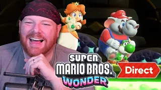 Krimson KB Reacts - Super Mario Bros. Wonder Direct