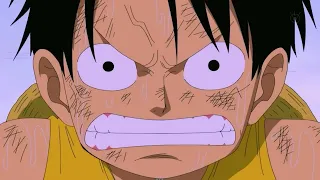 Garp is very surprised to see Luffy falling from the sky hahaha One Piece