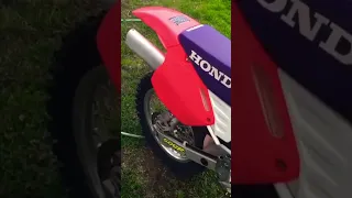 Honda CR500 Music 😍🔉 #honda #dirtbike #2stroke #music #mx #motocross #warmup #shorts