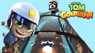 Talking Tom Gold Run Android Gameplay - Officer Tom 2019