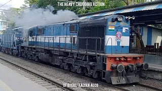 The Heavy Chugging Action of 011307 Kalyan Alco Locomotive