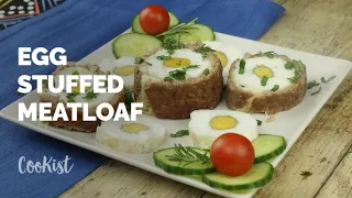 Egg stuffed meatloaf: an easy recipe to cook a great meal for family or friends!