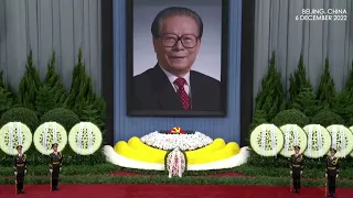 A three-minute silent tribute to Jiang Zemin at the memorial meeting in Beijing, China #江泽民