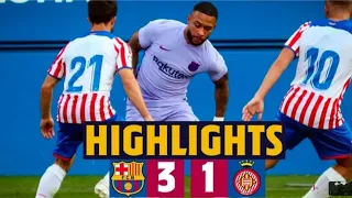 Barcelona vs Girona ( 3 1 ) 2021 preseason Highlights | 480p