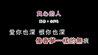 (伴奏版)龍飄飄-負心的人(DIY卡拉OK字幕)