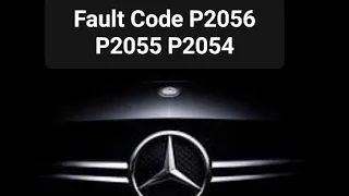 Mercedes Fault Code P2056 P2055 P 2054 , Camshaft magnetic solenoid replacement