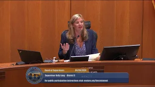 Board of Supervisors Meeting - April 9, 2024