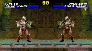 Ultimate MK3 [Genesis] - Shao Kahn in 1P mode