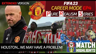 [TTB] FIFA 23 MAN UNITED CAREER EP 4 - HOUSTON WE MAY HAVE A PROBLEM! - NEW AI MOTION MOD!