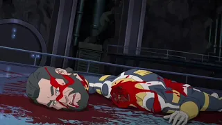 The guardians dead body's. Invincible season 1 episode 2