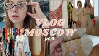 VLOG MOSСOW  4 👘👠Moscow second hand Винтажная одежда в Москве | Обзор секонд-хендов