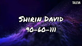 Shirin David - 90-60-111 (Lyric Video)