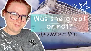 My thoughts of our recent cruise aboard Anthem of the Seas | CCs