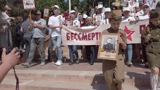 Акция "Бессмертный полк" в Ташкенте