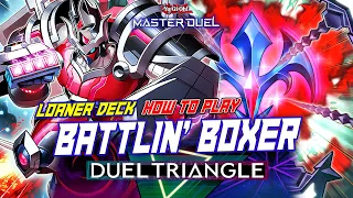 MASTER DUEL- COMBO GUIDE LOANER DECK NEW EVENT DUEL TRIANGLE: BATTLIN' BOXER DECK (XYZ TEAM)