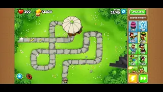 How to beat easy mode with 1 tower btd6