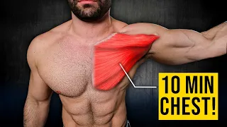 Do THIS 10MIN Home Workout for a BIG CHEST (DUMBBELLS ONLY!!)