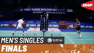 YONEX-SUNRISE India Open 2022 | Loh Kean Yew (SGP) [5] vs Lakshya Sen (IND) [3] | F