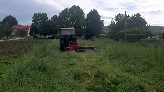 ZETOR 7745 I ROTO KOSILICA SIP 170S (DRUM 170S) - KOŠENJE TRAVE