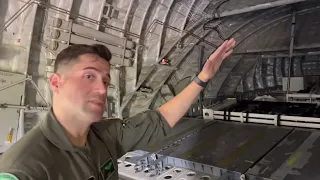USAF Loadmaster Shows You a C-17 Globemaster III strategic airlifter