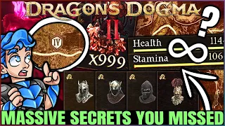 Dragon's Dogma 2 - Don't RUIN Your Endgame - 26 BIG Unmoored World Secrets - INFINITE Health & More!