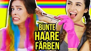 OMG! SIE FÄRBT MEINE HAARE HEIMLICH BUNT! 🌈😨 | UMSTYLING mit Kim Lianne & KindofRosy