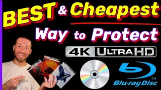 HOW TO: Best & Cheapest way to PROTECT 4K UHD Blu Ray Movie Collection SteelBooks Slipcovers & Cases