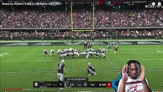 Bears vs. Raiders Week 5 Highlights | NFL 2021! Reaction