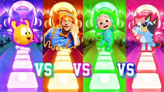 👀Where's Chicky 🆚️Blippi 🆚️Cocomelon 🆚️Bluey Bingo 🎶Who Will Win?