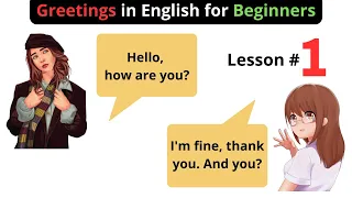 Learn English from Scratch : Essential Greetings in English for Beginners