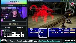 [RU] Final Fantasy VII от Zheal за 6:55:42 - Awesome Games Done Quick 2023