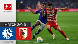 FCA Win With 10 Men! | FC Schalke 04 - FC Augsburg 2-3 | All Goals | Matchday 8 – Bundesliga 2022/23