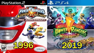 Power Rangers PlayStation Evolution PS1 - PS5 (1996) - (2019)