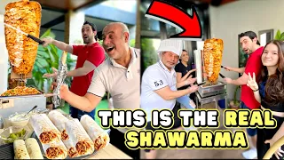 We Made The BIGGEST Home-Made SHAWARMA in the PHILIPPINES!🇵🇭😳