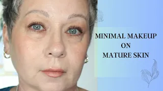 Minimal Makeup on Older Women