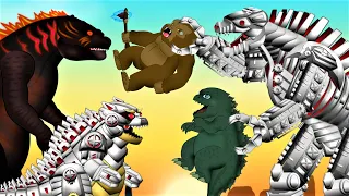 Baby Godzilla, Kong vs. Mecha Godzilla – Animation 4