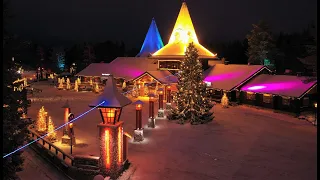 Christmas in Santa Claus Village Rovaniemi Lapland Finland 😍🎅 home of Father Christmas Arctic Circle