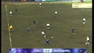 2006 (February 23) Zenit St Petersburg (Russia) 2-Rosenborg (Norway) 1 (UEFA Cup)