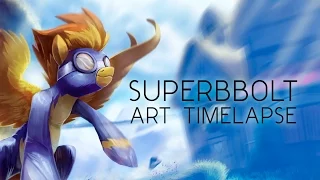 SuperBolt (My Little Pony Art Time-lapse)