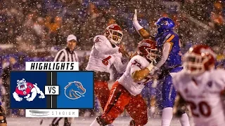 No. 25 Fresno State vs. No. 22 Boise State Football Highlights (2018) | Stadium