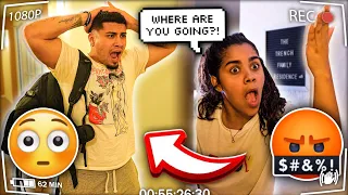 Sneaking Out In The Middle Of The Night PRANK On Girlfriend..