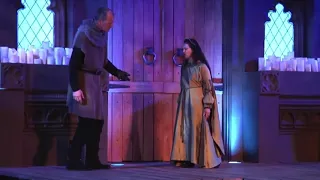 Act 4 Scene 4 - Richard III - Shakespeare - Brownsea Open Air Theatre - Richard and Elizabeth