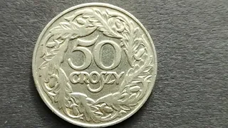 50 groszy 1923 cena powala, numizmatyczny klops, Monety 2RP