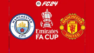 FC 24 | Manchester City vs Manchester United - FA Cup Final - PS5™ Full Gameplay
