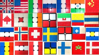 Countries on a cube