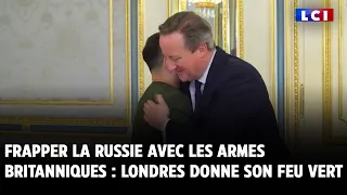 Frapper la Russie avec les armes britanniques : Londres donne son feu vert