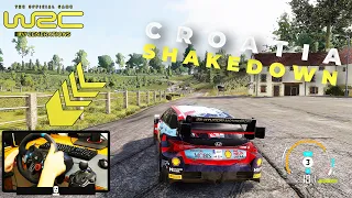 WRC Generations - Hyundai I20 N Rally1 Croatia Shakedown - Logitech G29 Gameplay