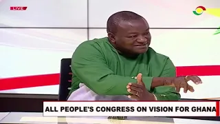 Leader of APC, Hassan Ayariga, speaks to his party's manifesto for the 2020 elections